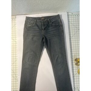 Jade Jeans Womens Size 9 Dark Wash Mid Rise‎ Embroidered Jeans